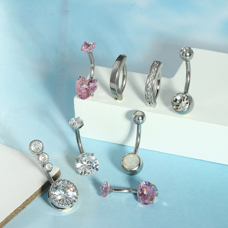 Pointed titanium steel lip stud product view