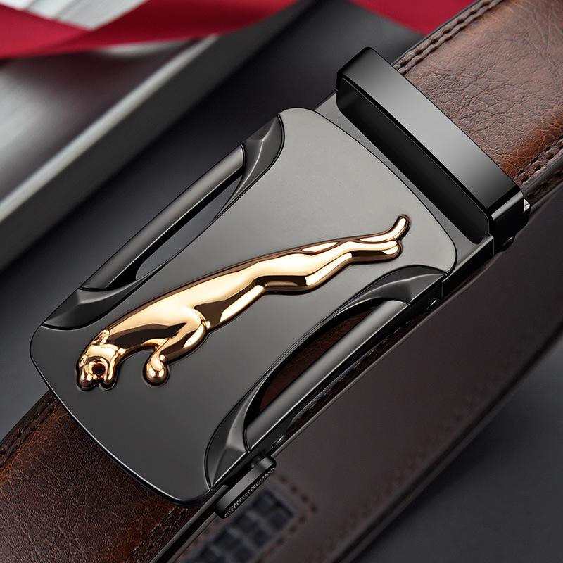 Paul allungato fat man large 170 extra lungo da uomo in vera pelle con fibbia automatica pantaloni da lavoro alla moda di alta qualità_voghion.com