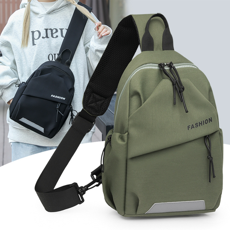 Nuevo cross-border mochila casual de tendencia femenina simple bolso de hombro portátil de gran capacidad de viaje bolso de pecho de moda