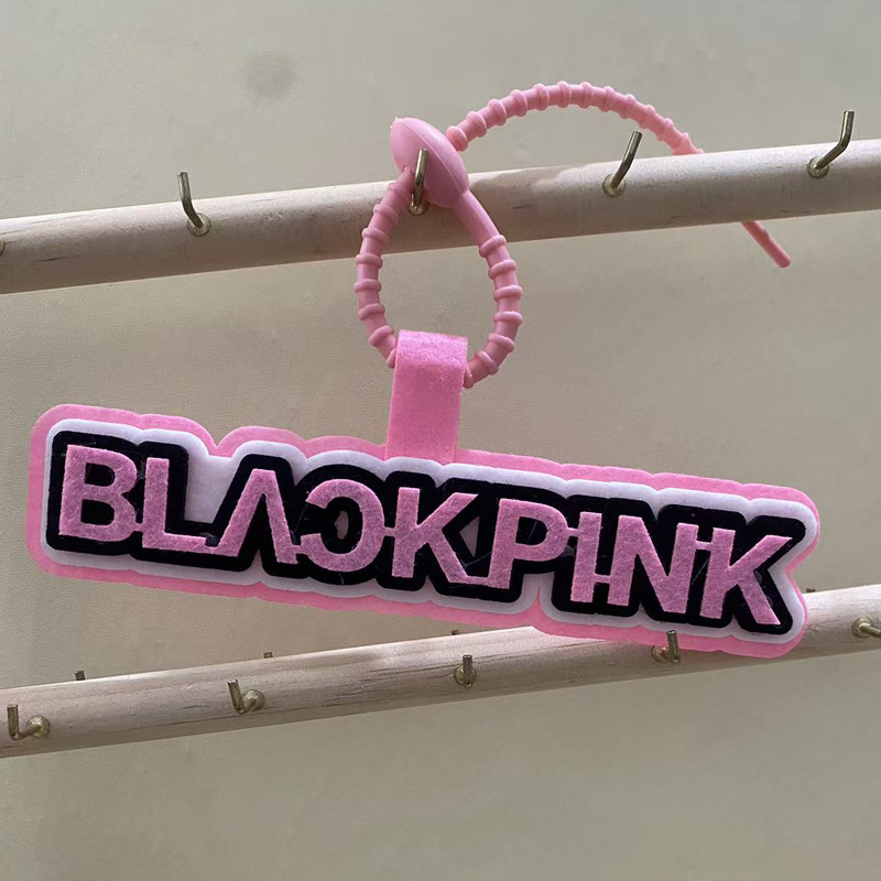 BLACKPINK包挂/小挂件明星周边挂件演唱会物料不织布应援书包挂件|undefined
