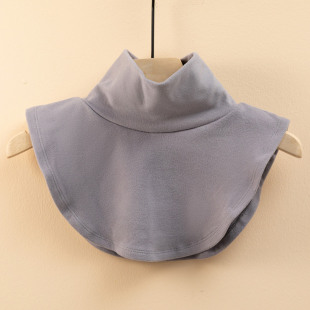 De velvet turtleneck pullover fake collar women's all-match fake collar autumn and winter sweater decorative collar Korean style all-match neck protection