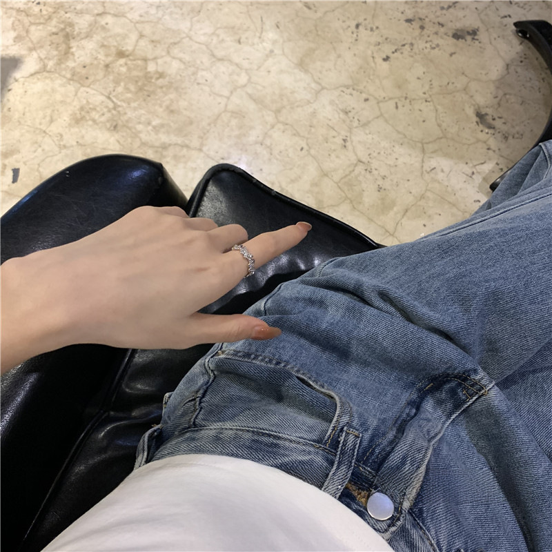 Butterfly Open Ring Women's Mori Korean Style Simple ins Niche Design Personalized Internet Celebrity Fashion Adjustable Ring_voghion.com