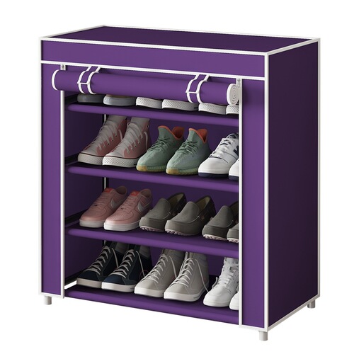 Simple shoe rack multi-layer space-saving dust-proof foreign trade batch export for rent house dormitory modern minimalist home use assembly shoe cabinet
