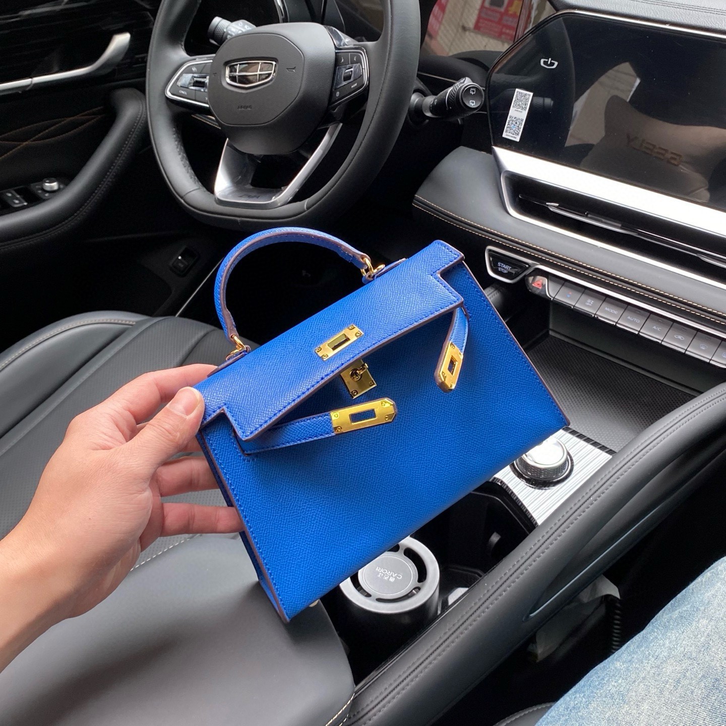 sapphire blue gold buckle