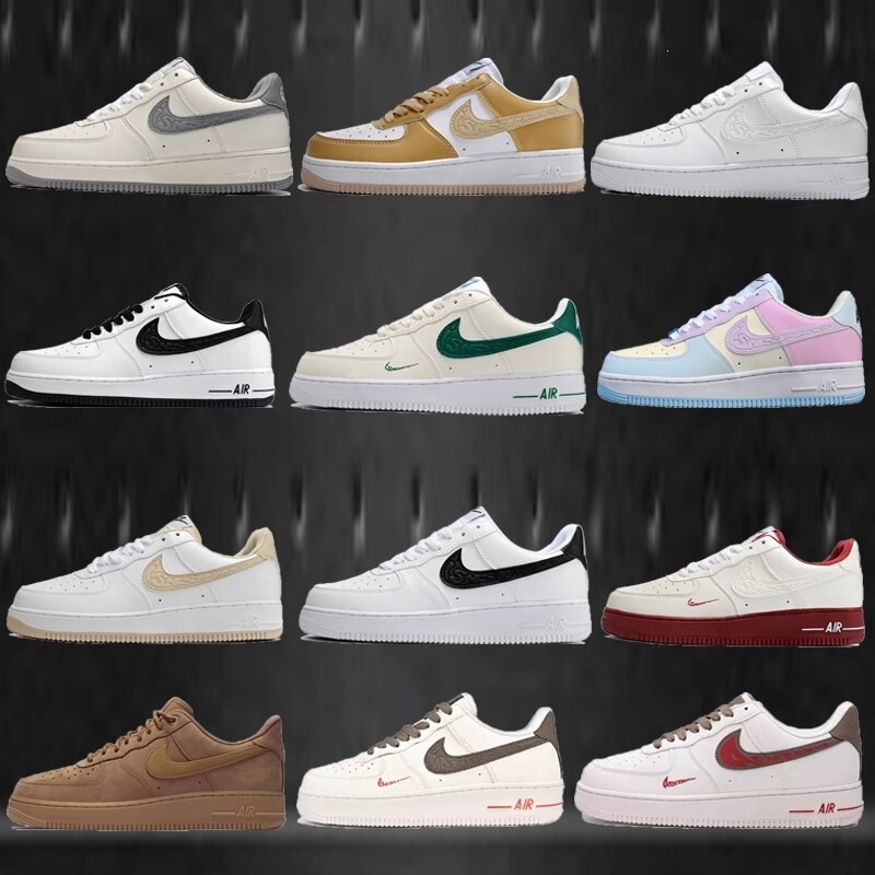 Putian Pure Original Nike Air Force 1 Sneakers Men's Shoes White Shoes Women's Shoes Af1 Versatile Putian Sports Trendy Shoes