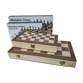 定制加工木制2.5寸3寸棋子实木胡桃木皮贴面磁性国际象棋套装棋盘