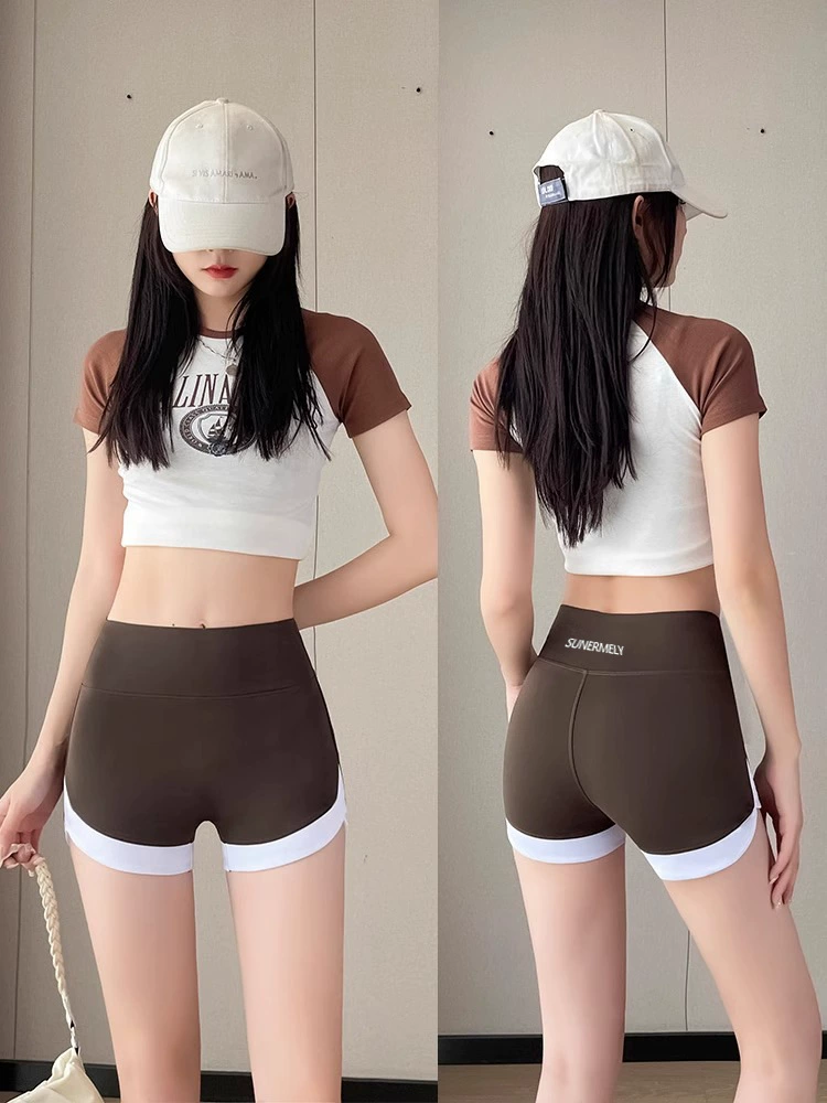Protective Shorts Sunermely, Women's Thin Leggings-Style Underwear, 2-Tone Hem, Sizes S–XL