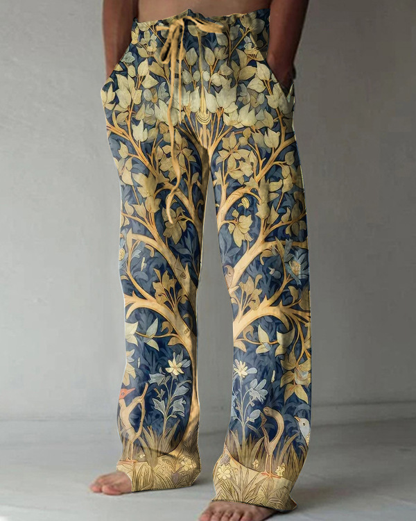 Amazon comercio exterior cuatro caras hombres vacaciones ocio octopus piernas largas rectas pantalones de impresión 3D