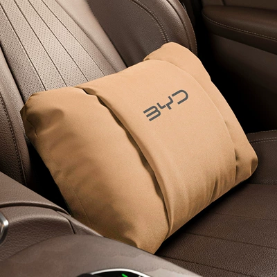 Support Car Han Song Plus Dmi Waist support - butterfly-style-golden-brown-byd-lumbar-support-set