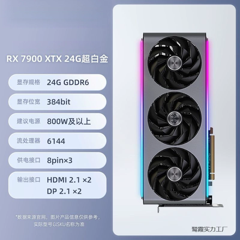 2025 новая 9070XT.7900XT polar/XTX ultra-platinum black myth Wukong видеокарта для настольного ПК