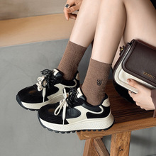 现货【双包装】保暖加绒超轻便真皮阿甘鞋女学生运动跑步鞋2025冬