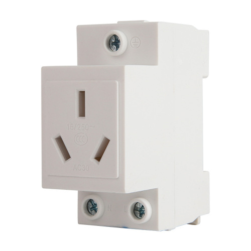 AC30 modular socket multi-function three-plug rail-type 3-plug industrial socket 10-16A 250V