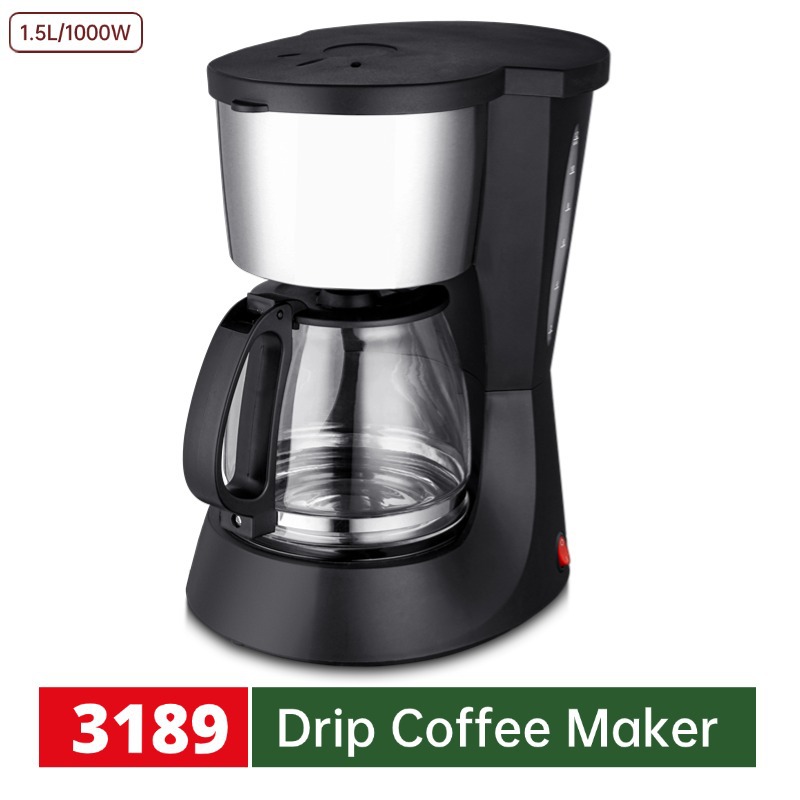 Máquina de café con fugas de comercio exterior, máquina de café pequeña integrada automática para el hogar, dormitorio de oficina estándar europeo, olla moka