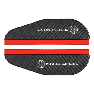 Rearview mirror rainproof sticker — Shield Universal Thickened Carbon Fiber - rain-eyebrow-carbon-fiber-pattern-model-mg-pair-set