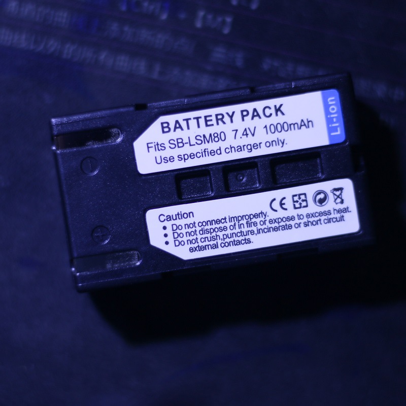 SB-LSM80电池 适用三星VP-D353I VP-D351i D352i D361i D363i充电