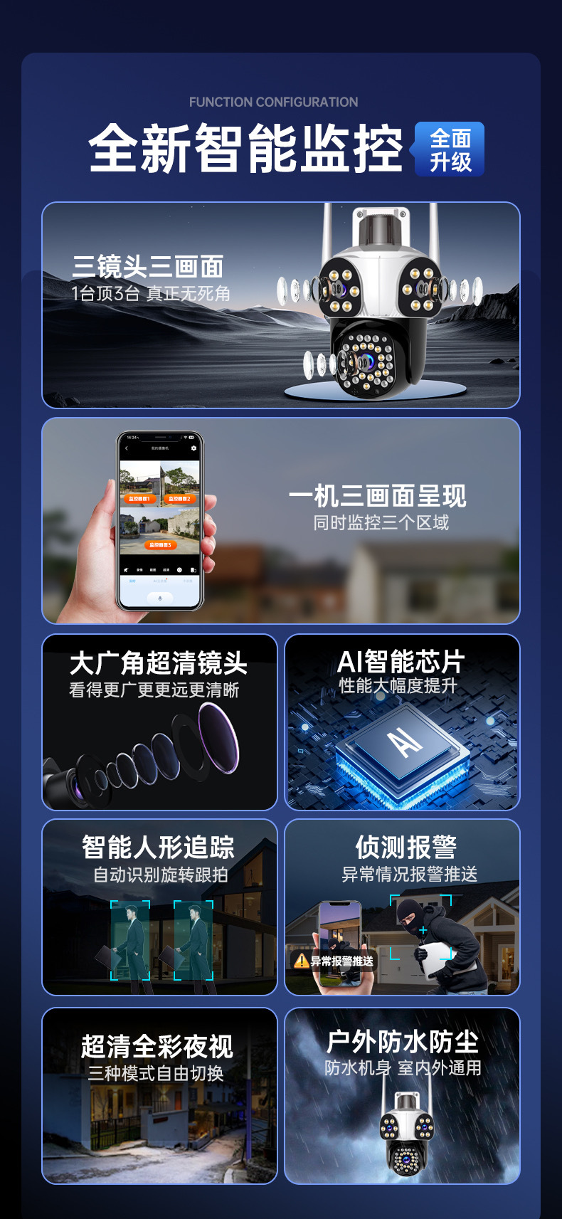 监控摄像头高清