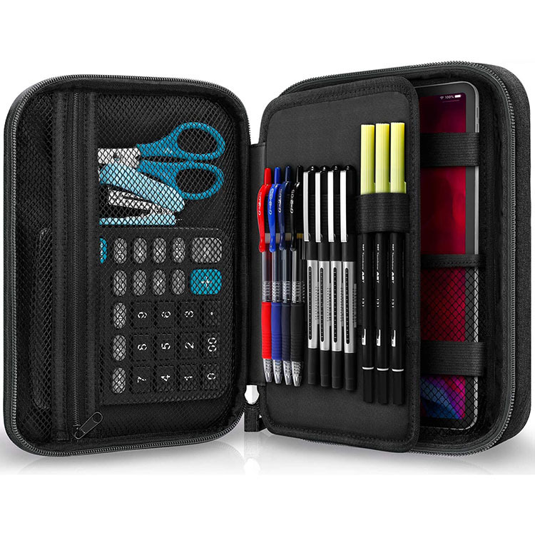 BSCI fuente de fábrica caja de lápiz de gran capacidad de pintura lápiz de color traje de plomo bolsa de almacenamiento bolsa de papelería de aprendizaje