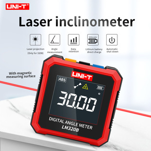 Uleed Digital High Precision Tilting Instrument Electronic Laser Small Level with Strong Magnetic Quantity Angle LM320A/B