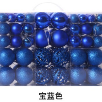 Amazon popular BOLA DE Navidad decoraciones de Navidad 100PCS traje colgante de Navidad