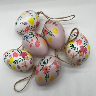 Amazon DIY Easter Egg Puzzle Decoration Painted Coloring Simulation Egg Hanging Ornament Creative Gift
