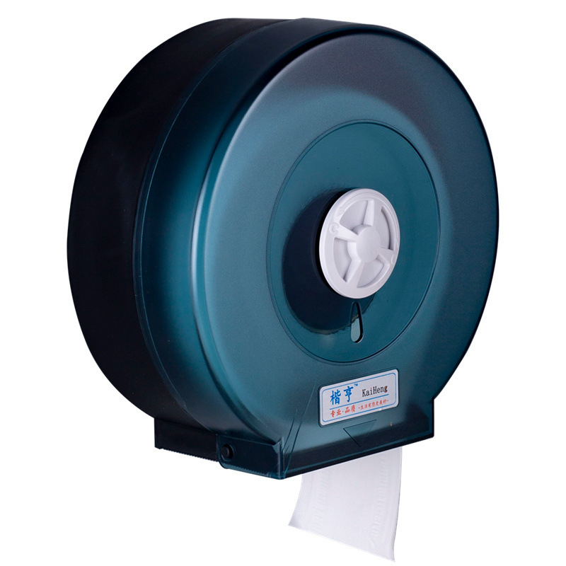 Caja de pañuelos de rollo grande Caja de papel de rollo de hotel Caja de papel de papel de baño de inodoro Caja de papel grande montada en la pared sin perforación