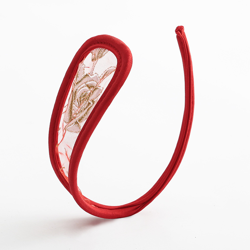 Qimier ropa interior sexy invisible en forma de C pantalones sexy cadera expuesta Tanga encaje transparente pareja ropa interior traje