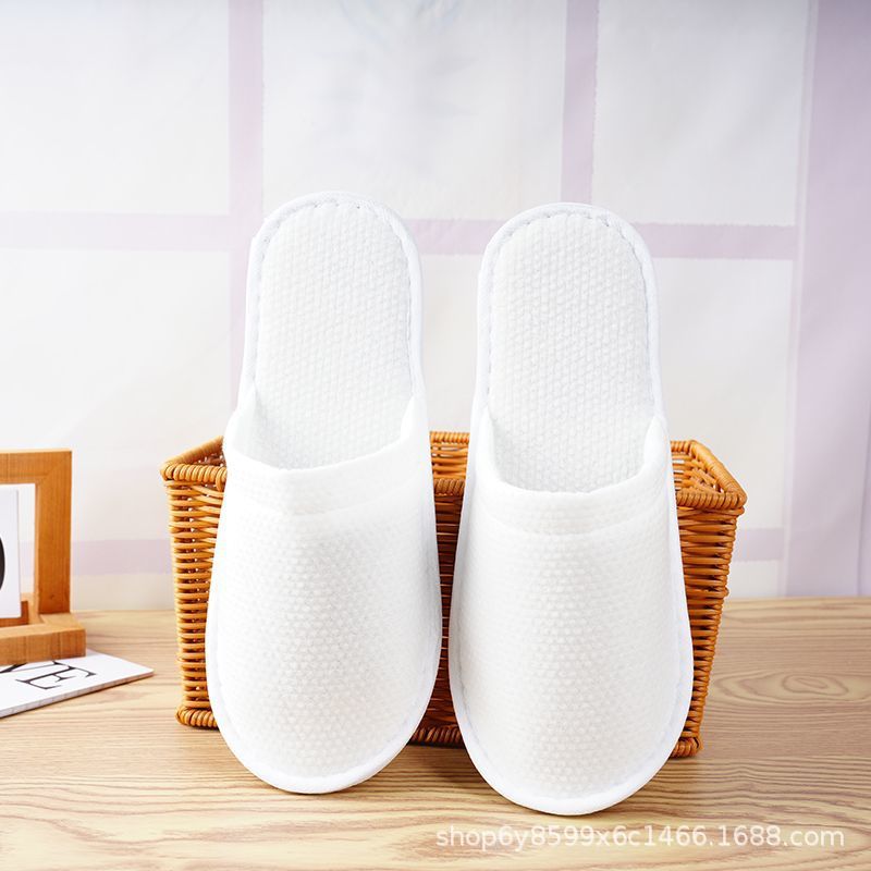 Pantuflas Desechables de Lino Antideslizante para Hotel y Spa