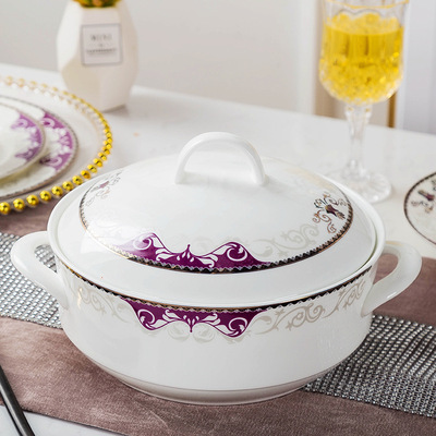 碗筷套裝陶瓷日式碗家用盤子餐具 碗碟 創意骨瓷手隨禮品加印LOGO
