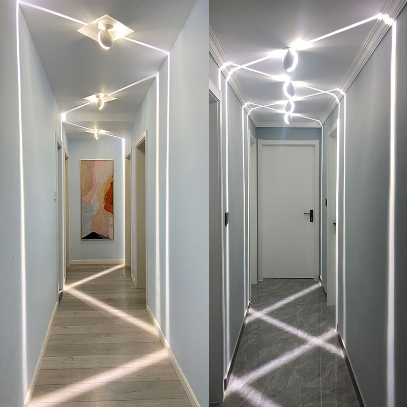 New trendy hotel KTV hotel internet cafe corridor ceiling light passage corridor light stair light linear style light