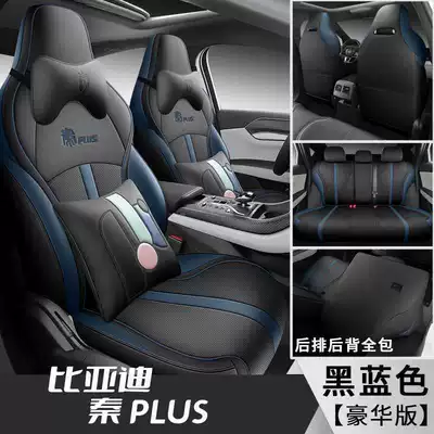 Car Seat Cushion Special Seat — Modelə uyğun (Original) oturacaq örtükləri - black-and-blue-deluxe-version-note-model-year