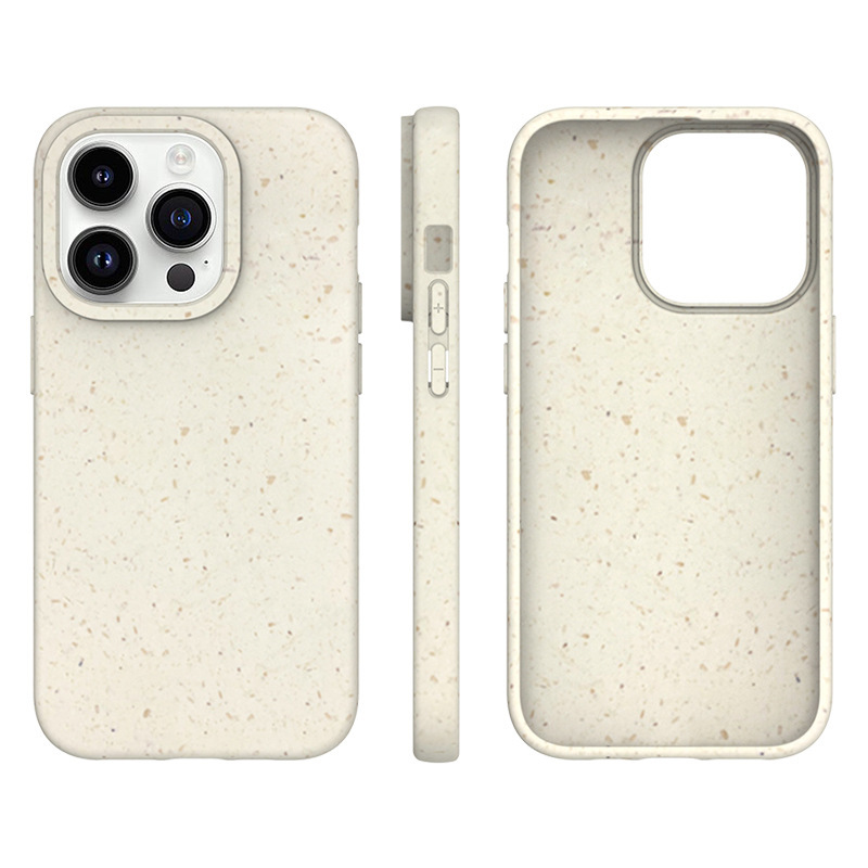 Suitable for iPhone 17, Biodegradable Phone Case for Apple 15/14, Eco-Friendly Wheat Straw Phone Case, Uv Material Wholesale Suitable for iPhone 17, Biodegradable Phone Case for Apple 15/14, Eco-Friendly Wheat Straw Phone Case, Uv Material Wholesale