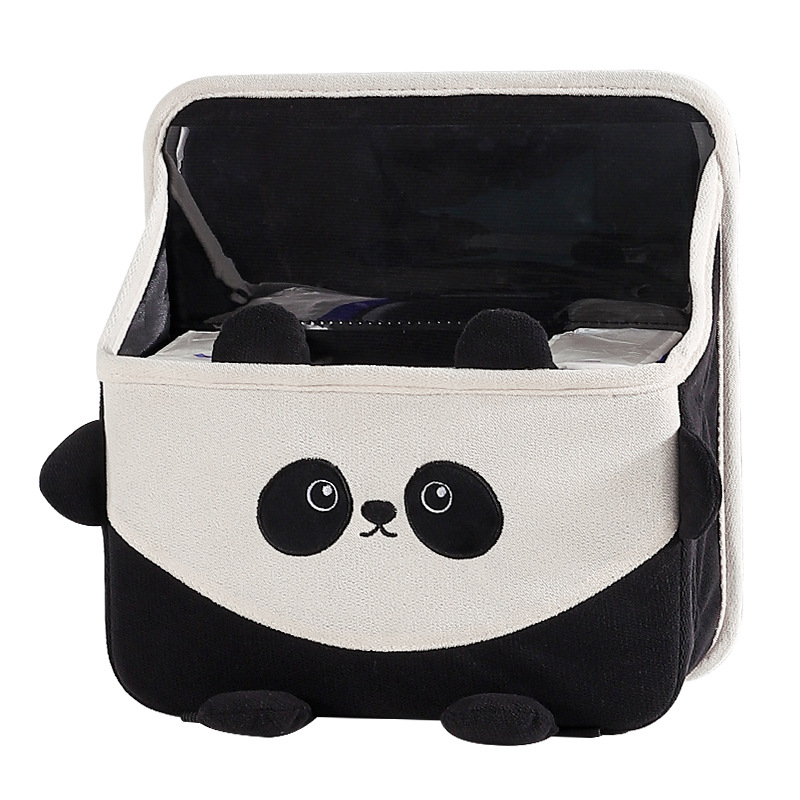 Trash Can Multi-Functional Bag Cartoon Car Seat Back Hanging Storage Box_voghion.com