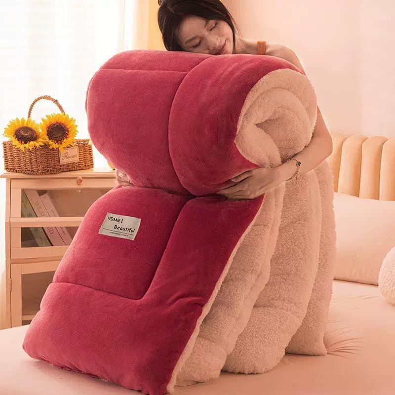 Спальное летнее fleece-одеяло для тепла, увеличенная толщина