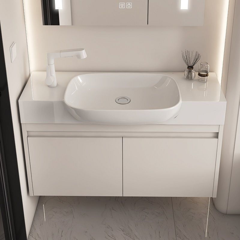 Narrow Edge Space Aluminum Bathroom Cabinet Ceramic Integrated Basin Small Apartment Wash Basin Cabinet Combination Wash Basin Bathroom Bathroom Cabinet Narrow Edge Space Aluminum Bathroom Cabinet Ceramic Integrated Basin Small Apartment Wash Basin Cabinet Combination Wash Basin Bathroom Bathroom Cabinet