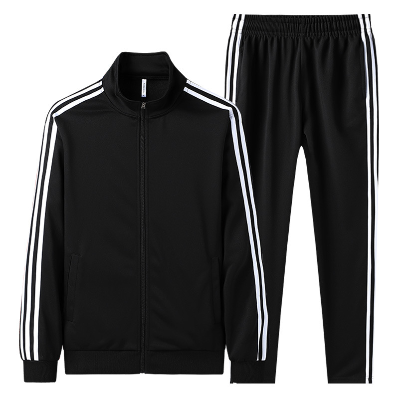 Trajes deportivos de primavera y otoño delgados camisetas para correr trajes casuales de manga larga chaqueta de pantalones se puede imprimir