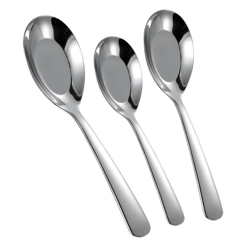 304 stainless steel spoon Chinese stainless steel spoon children's spoon flat spoon wholesale non-magnetic tableware student spoon