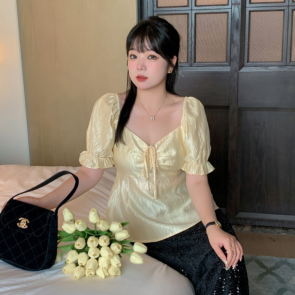  夏  XL-4XL 大きいサイズ トップス