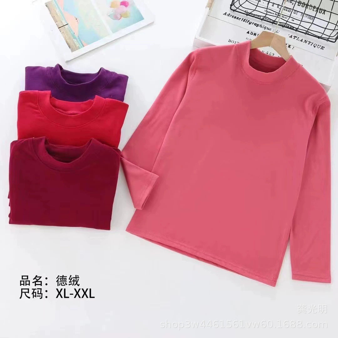 Женское бархатное термобелье утолщенный бархатный горячий нижний свитер большой размер осенняя одежда осенние брюки набор для защиты от холода зимой