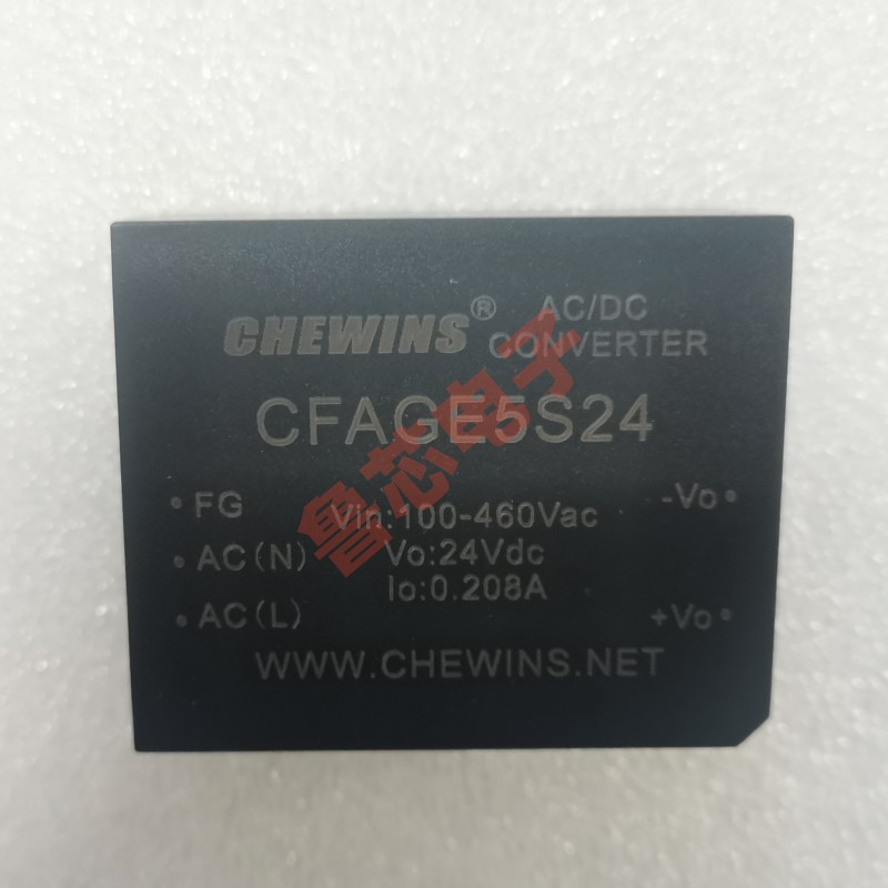 AC-DC电源模块高电压输入380V转正负±24V 5W双路输出CFAGE5D24