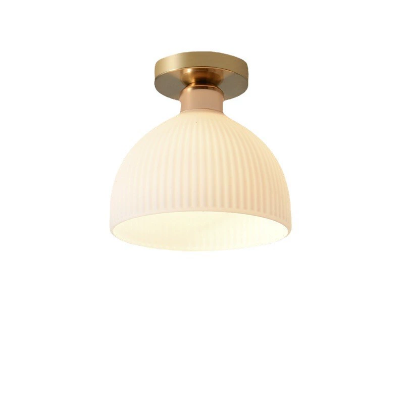 White cream lights for corridor, minimalistic modern ceiling light for gazebo