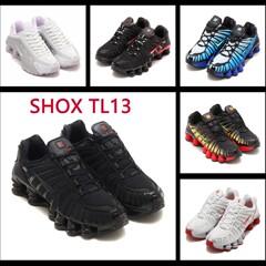 跨境外贸大码男女鞋Shox运动鞋TL13柱子跑步鞋36-46透气防滑