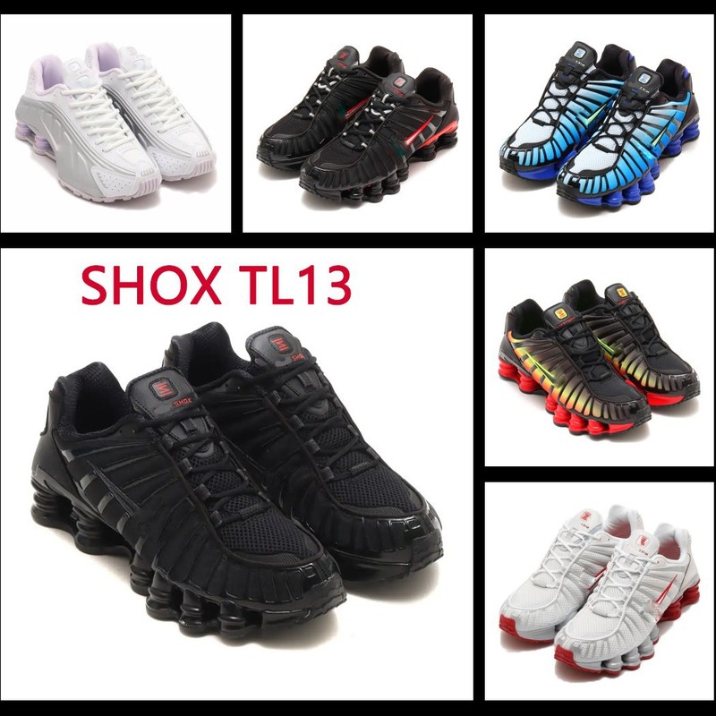 跨境外贸大码男女鞋Shox运动鞋TL13柱子跑步鞋36-46透气防滑|undefined
