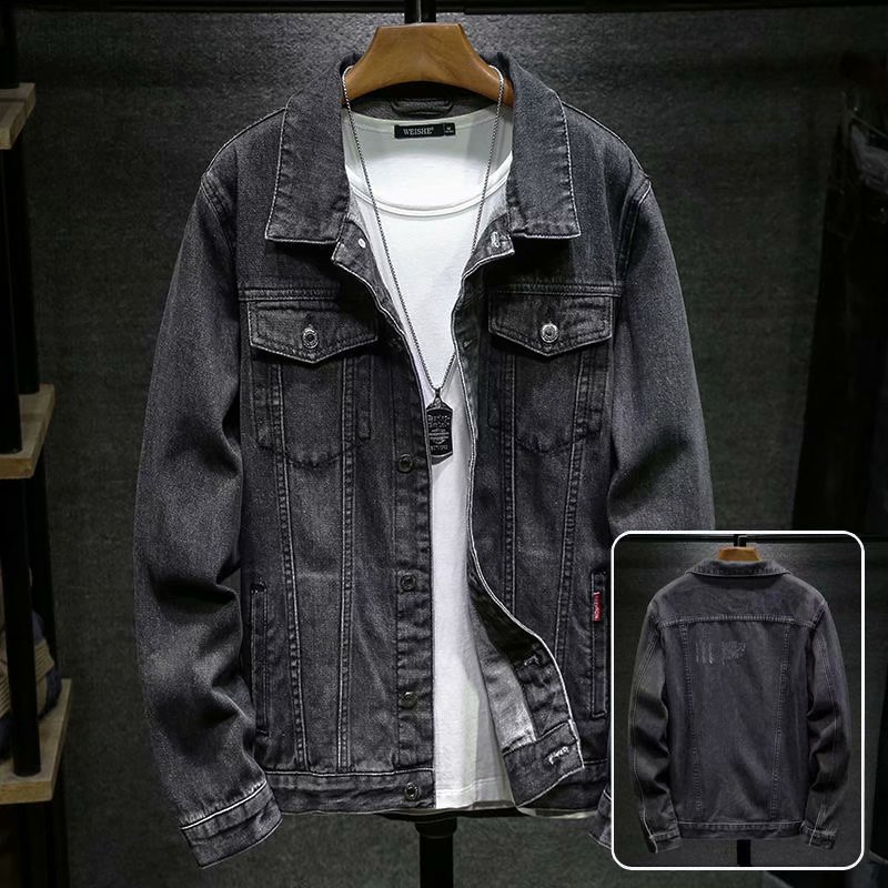 Abrigo de mezclilla chaqueta de hombre 2021 Primavera y otoño nueva tendencia Versión Coreana de ropa de invierno para hombre Marca Tide Top para hombre todo partido