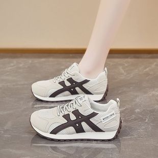 Lightweight, Comfortable, Non-Slip Running Shoes for Women, 2025 Autumn New Breathable Mesh Casual Sports Shoes, Color-Blocked Forrest Gump Shoes