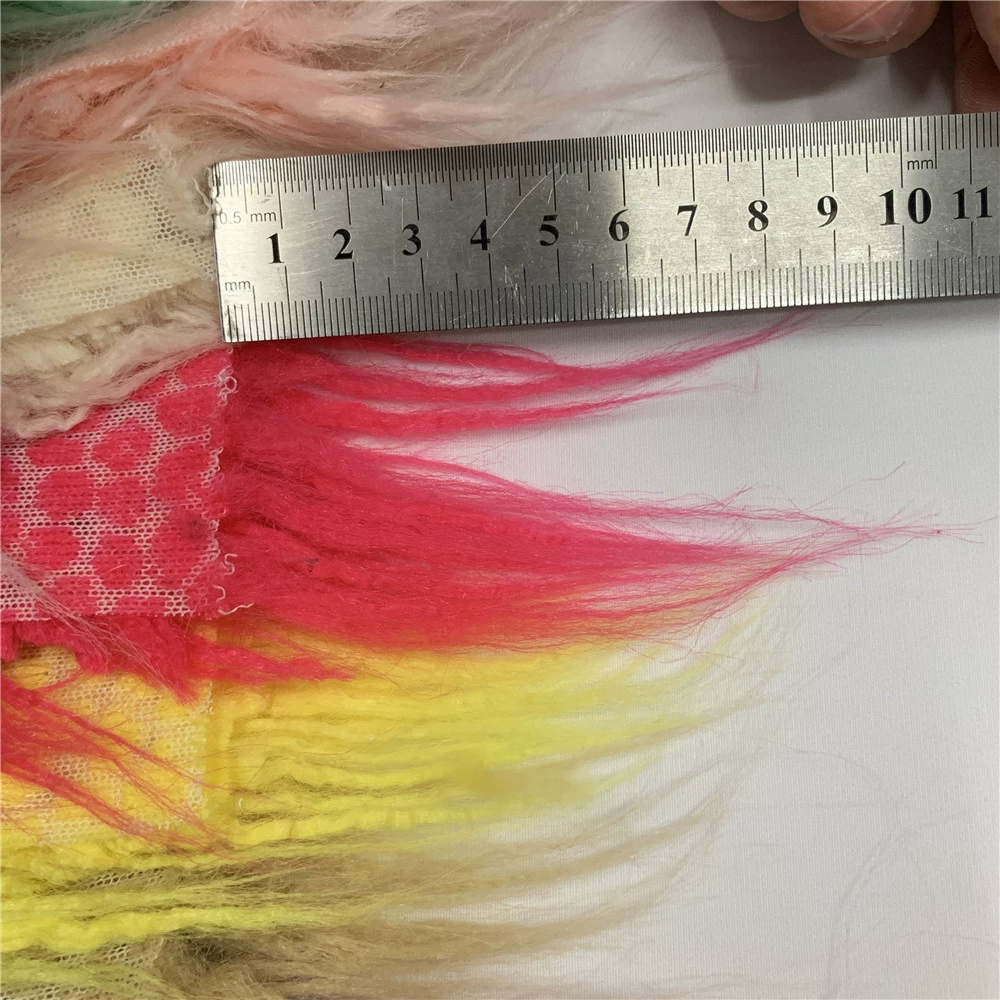 Spot 10cm long plush beach wool carrot silk roller bouquets of mountain wool fur craftsmanship plush fabric