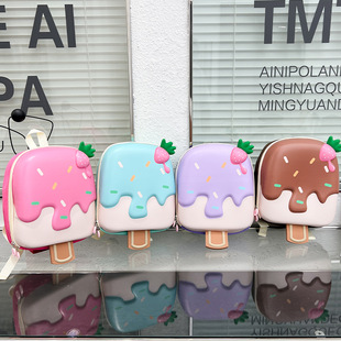New cute trendy children's backpack Cute kindergarten schoolbag baby girl boy lightweight dessert bag