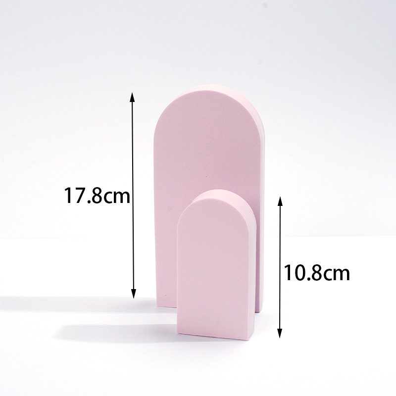 Cube fotografía apoyos trapezoidal geometría hueca fotografía decoración fotografía Fondo ins simple fotografía Decoración