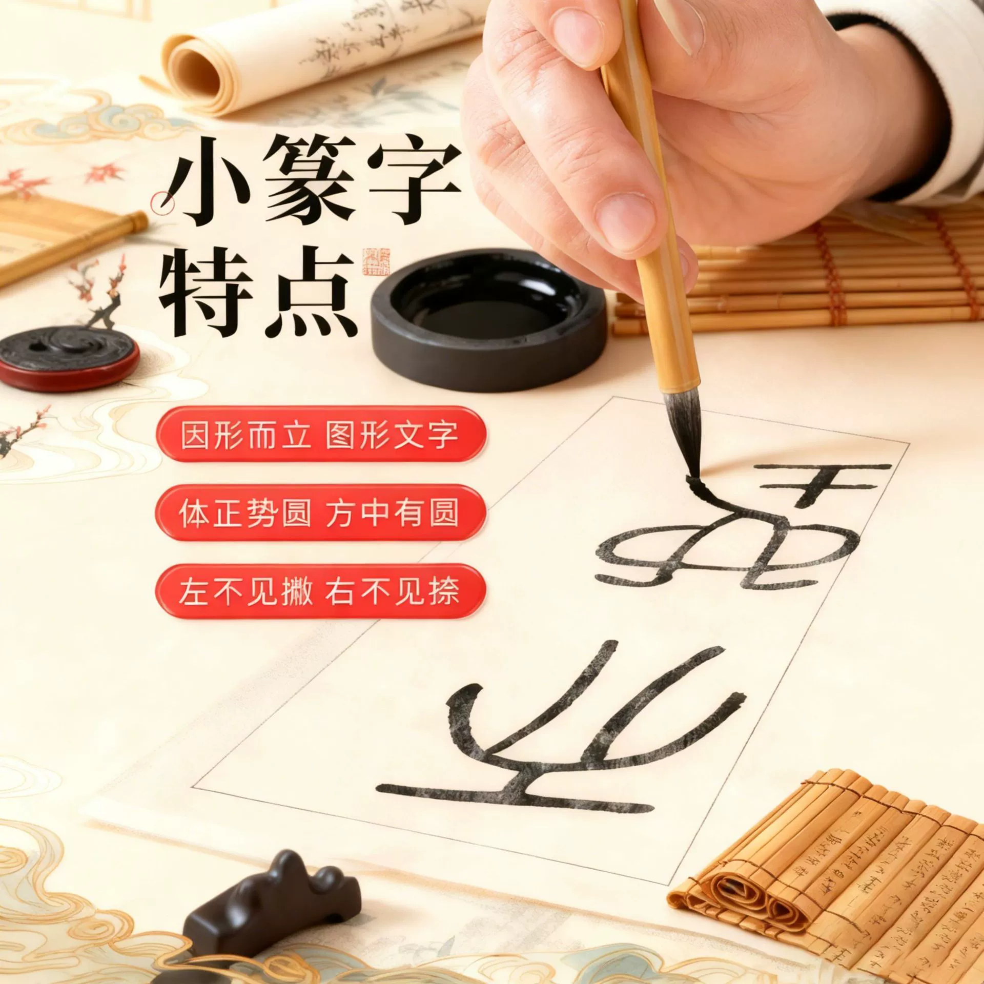 [Вежливая доставка] Большие, средние и маленькие кисти Baiyun для китайской живописи и каллиграфии, специальные волосы волка и овчины для начинающих