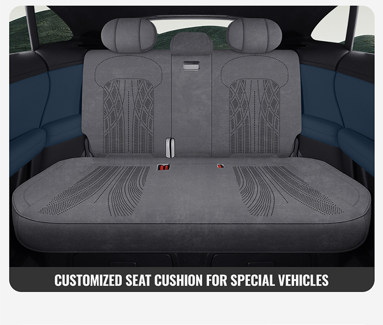 Suitable for Xiaomi Yu7 Car Seat Cushions, All-Season Universal Suede Seat Covers, Breathable, High-End Feel, Full Surround Seat Cushions