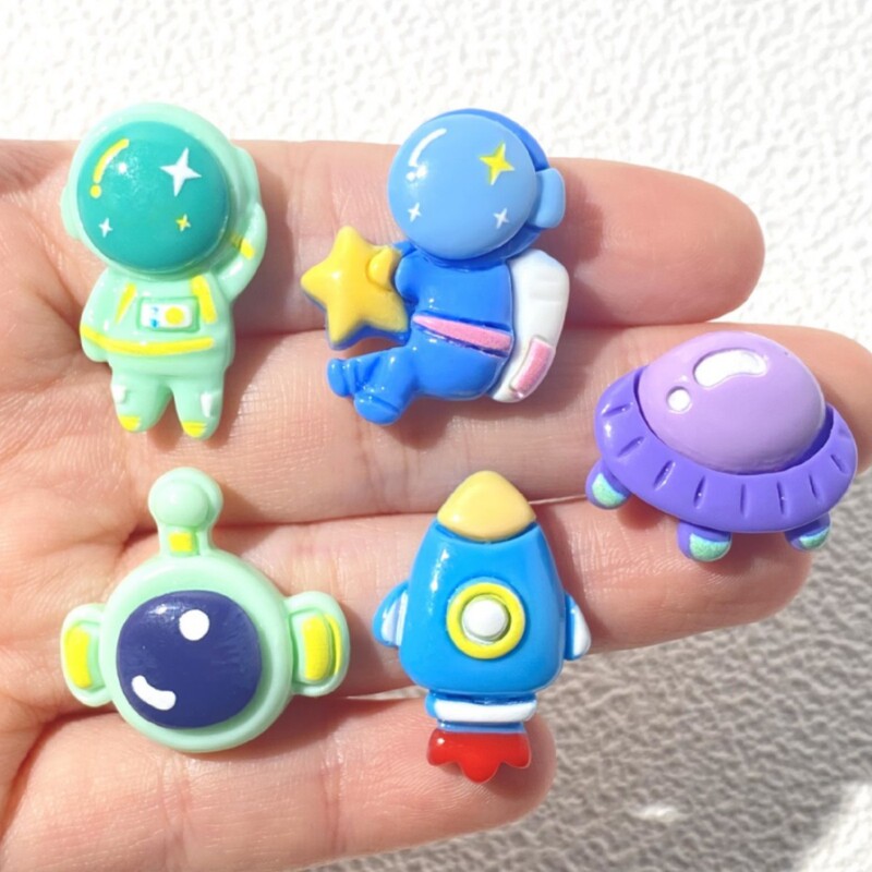 New Space Astronaut Rocket Resin Accessories Hair Accessories Cream Glue Mobile Phone Case Keychain DIY Material Wholesale New Space Astronaut Rocket Resin Accessories Hair Accessories Cream Glue Mobile Phone Case Keychain DIY Material Wholesale